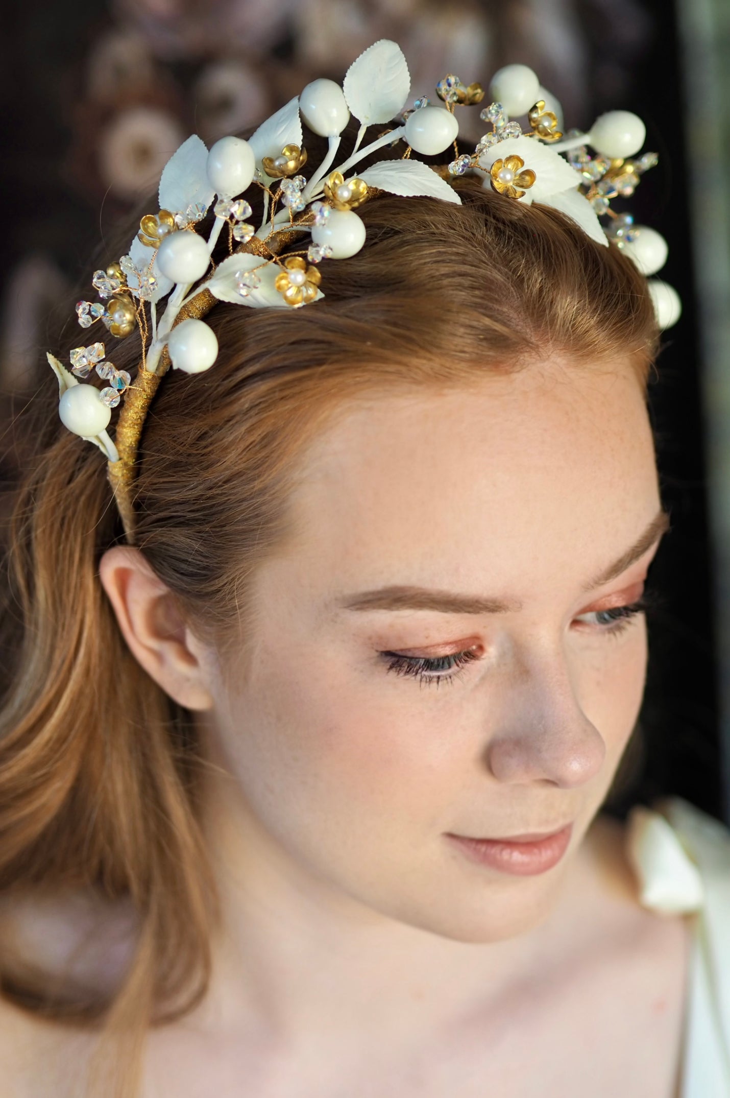 THE IVORY ORCHARD TIARA – The Lilac Tree Bridal